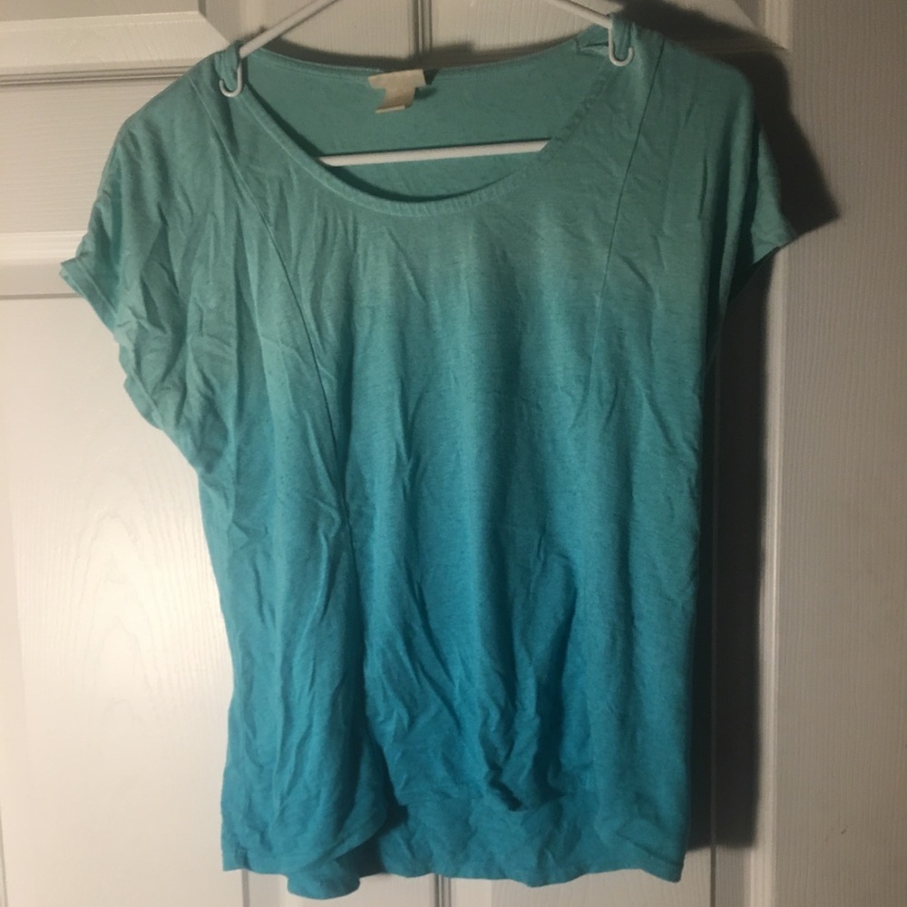 Ombré blue shirt